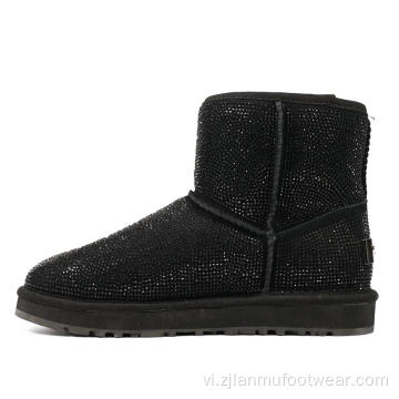 Crystal Soft Fluffy Boots cho phụ nữ